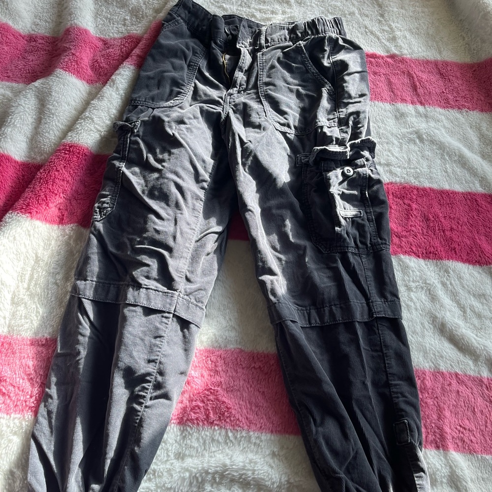 American Eagle Outfitters Dark Gray Cargo Pants
